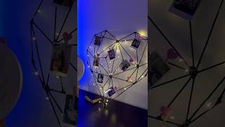 Geometric heart 💔 out of bamboo sticks shorts diycrafts diy tutorial valentinesdaygift [upl. by Anyt]