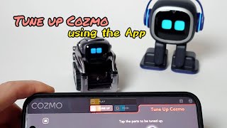 How to tune up Cozmo using the App with Emo [upl. by Yaned]