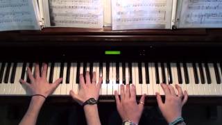 Phantom Of The Opera Medley  Piano Duet [upl. by Gorton]