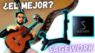 SAGEWORK Soporte de GUITARRA CLÁSICA 🎸 Unboxing Review y Guía español 2021 [upl. by Ivon]