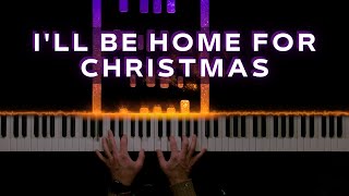 Ill Be Home for Christmas  Cozy Piano Solo [upl. by Nothgiel]