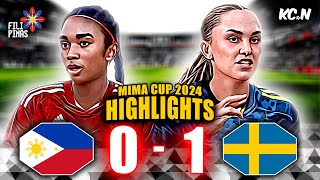 Philippines vs Sweden U17 Highlights  MIMA Cup 2024 [upl. by Lenhard]