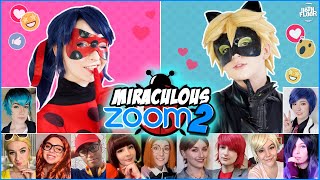 Miraculous Ladybug and Cat Noir Cosplay Video  The Zoom Class Part 2 [upl. by Yaf]