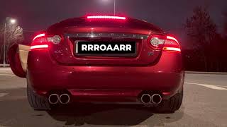 Jaguar XKR 50 510HP pure exhaust sound [upl. by Sixela204]