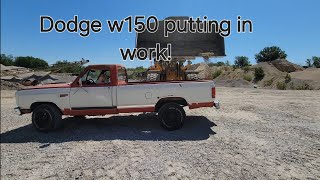 1986 Dodge w150 from tree line to work truck [upl. by Sand]