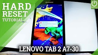 How to Hard Reset LENOVO Tab 2 A730  Unlock Tablet  Format [upl. by Viscardi17]