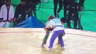 FANCAM 191216 강여상 Yeosang Wrestling ISAC 2020 [upl. by Francie]