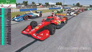 Sheboygan IndyCar Series Season 2 Race 1 of 19 Sebring Highlights [upl. by Anivlem]