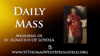 Daily Mass Wednesday July 31 2024 [upl. by Orlov]