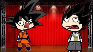 cuando goku y vegeta fueron comediantes xD Link Foxy [upl. by Ruenhs410]