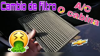 Como cambiar el filtro de cabina o AC de aveo [upl. by Lirpa]