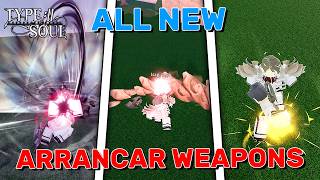 ALL 3 NEW ARRANCAR WEAPONS SHOWCASE  Type Soul [upl. by Kippar964]