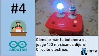 Botonera de juego 100 mexicanos dijeron  Tutorial paso a paso para armarla 4 Circuito eléctrico [upl. by Siuqaj]