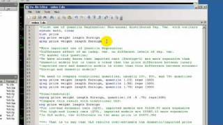 STATA Video 7 Quantile Regression [upl. by Norris]