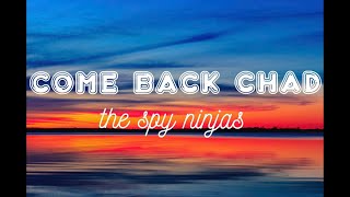 Come Back Chad  Spy Ninjas lyrics [upl. by Redliw553]