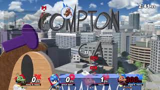 Super Smash Bros Ultimate  Custom Stage SonicSong182 Walmart Compton California [upl. by Sulecram]