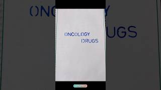 Oncology drugs  DRUG FILE  CANCER DRUGS drugs oncology shortsfeeds assignment trending [upl. by Kancler]