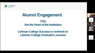 Lehman Alumni Briefing with Dean Elgloria Harrison [upl. by Airdnat]