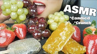 ASMR CANDIED FRUITS Tanghulu HONEYCOMB  ALOE VERA CRACKLING EATING SOUNDS No Talking  SASASMR [upl. by Niltiak]