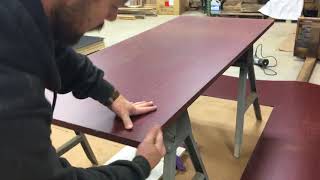 Laminate Countertop TrimmingRouter Trick [upl. by Ahsilram]