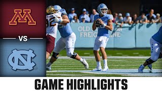 Minnesota vs North Carolina Game Highlights  2023 ACC Football [upl. by Yenahc786]