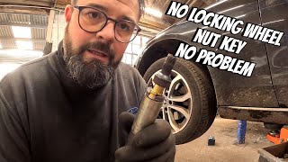 locking wheel nut removal using laser tool 8109 [upl. by Adnah]