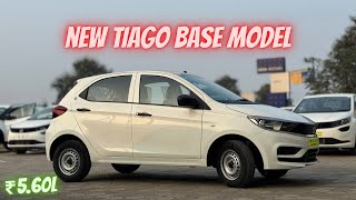 New Updated 2024 Tiago Base Model🔥  Tata Tiago XE ₹560L [upl. by Vezza427]