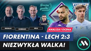 FIORENTINA  LECH POZNAŃ 23 KONIEC PIĘKNEJ PRZYGODY W LKE NIEZWYKŁY POŚCIG STUDIO I ANALIZA [upl. by Yerfoeg]