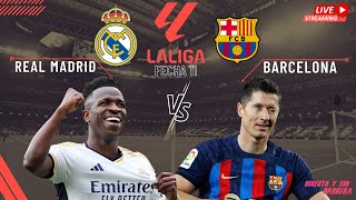 🔴 EN VIVO REAL MADRID VS BARCELONA  LA LIGA  FECHA 11 [upl. by Annazor365]