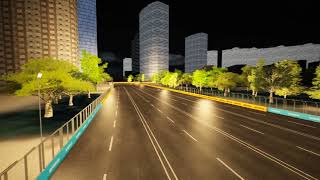 Qingdao Street Circuit – Qingdao 青岛市  China 中国  Assetto Corsa  Zhou Night Lap [upl. by Helali]