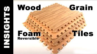 Foam Tiles Wood Grain Reversible  Interlocking Foam Floors  Greatmats [upl. by Amor898]