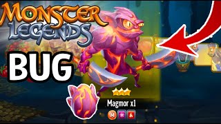 Monster Legends Magmor😍 Treasure Cave Xandrite Spellbound Bababasher [upl. by Rinum325]