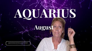 Aquarius  Justice Balance Prosperity August 2024 Channeled Psychic Tarot General [upl. by Neuburger]