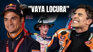 Marc MÁRQUEZ la LÍA en Jerez y Dani PEDROSA SORPRENDE [upl. by Elletnahs]