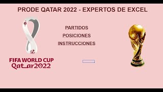 El mejor prode Mundial Qatar 2022 en Google Sheets  Excel [upl. by Sungam]