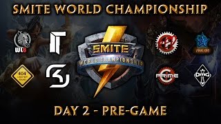 Smite World Championship Day 2 PreGame Show [upl. by Evadnee]