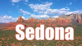 Aerial of Sedona Arizona [upl. by Cleary]