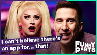 Russell Kane Explains Why He Wont Do Drag ft Ella Vaday👙❌  Hack Attack  Funny Parts [upl. by Yrnehnhoj471]