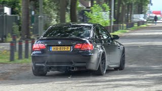 BMW M3 E92 with Supersprint Exhaust  Start Up Revs Accelerations Powerslide [upl. by Parsaye]