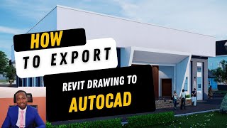 How to export Revit Drawing to AutoCAD [upl. by Helman]