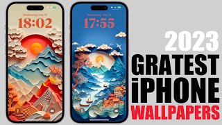 The BEST iPhone Wallpapers 2023  How To Get Them [upl. by Agna641]