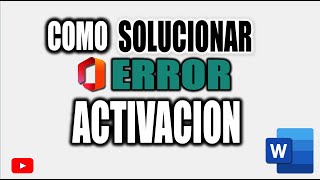 CÓMO ACTIVAR MICROSOFT OFFICE 2024 WORD POWER POINT EXCEL VISIÓN ERROR DE ACTIVACIÓN [upl. by Iroj]