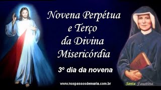 Novena Perpétua e Terço da Divina Misericórdia – 30112024  3º dia da Novena [upl. by Gretchen995]