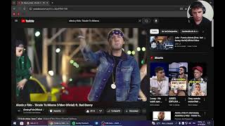 Reaccionando a Tócate Tu Misma  Alexis y Fido X Bad Bunny Exclusiva [upl. by Fax937]