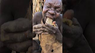 Amazing This is how people survive in forest by eating Raw meat 🍖hadzabetribe food [upl. by Honeyman373]