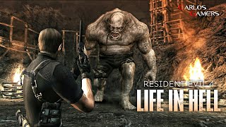 🔴 RESIDENT EVIL 4 OG MODO LIFE IN HELL ZERANDO PELA PRIMEIRA VEZ  VILAREJO 🔴 [upl. by Roz]