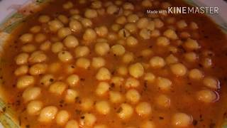 RECETA EXPRESS Garbanzos en Salsa 5 minutos Super Fácil [upl. by Drexler]