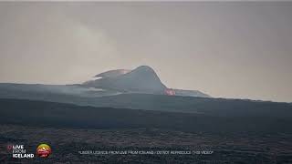 Iceland Volcano Large Outflow of Lava  170624 [upl. by Waverley]