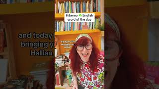 🍀todays Hiberno English word is hallion 🗣️ HALLjon Adjective Meaning an aggressive mean or [upl. by Rusticus]