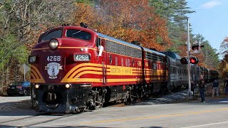 The 2023 470 Railroad Club Excursion on the Conway Scenic Railroad Featuring Immaculate BampM FUnits [upl. by Acsirp334]